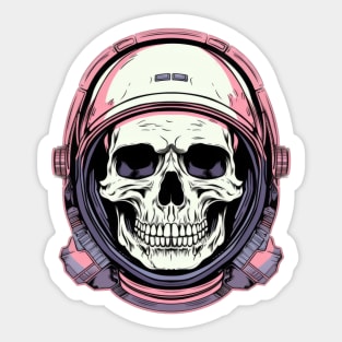 Skull with Helmet Sticker